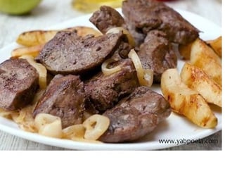 Печінка куряча з овочами