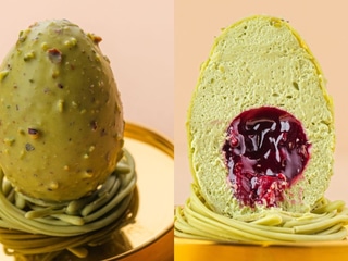 Яйце фісташка-вишня