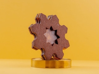 Пряник Різдвяна Зірка манго - шоколад