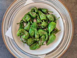 150g "PADRON" papričky pečené s maldonskou solí na olivovém oleji