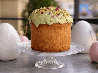 Паска з фісташковим кремом