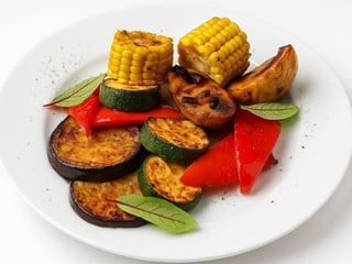 Grillowane warzywa z kukurudzą grill