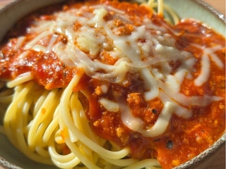 Spaghetti bolognese wieprzowe