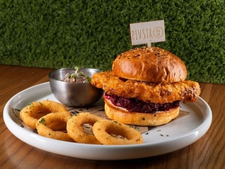 Korean Fried Chicken Burger