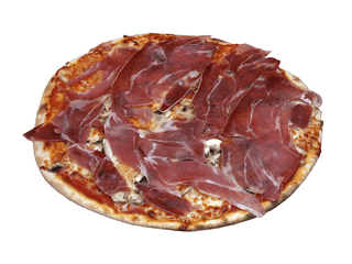 48. Prosciutto e funghi