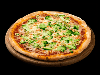 Pizza Vegan Brocoli