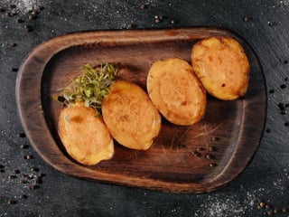 Печена картопля з сиром