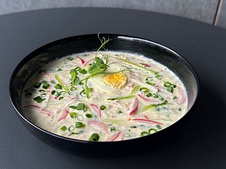 Окрошка з шинкою