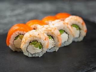 Мікс креветка та лосось