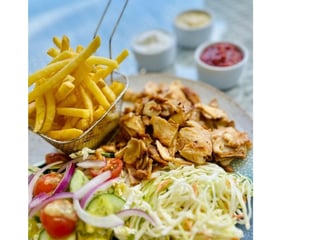 Zestaw z kurczaka pieczony