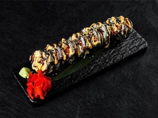 Hot salmon roll