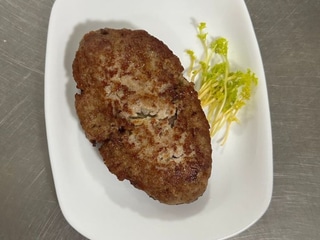 Котлета фарширована грибами