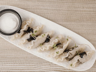 Вареники з мармуровою телятиною