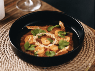 Сашимі з лосося з соусом Понзу