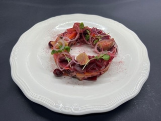 Вінігрет з білими грибами