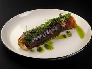 Хачапурi з сиром сулугунi та  соусом песто