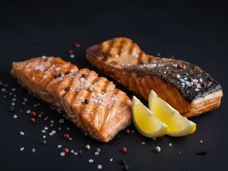 Лосось смажений на вогні