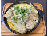 Курочка у вершковому соусі з грибами