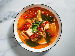 19. Sup kimchi