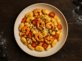 🦐 Gnocchi con Gamberi e Pomodorini