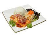 Grilovaný losos s teriyaki omáčkou