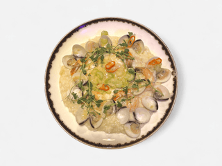 Risotto z owocami morza