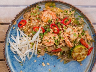 PAD THAI z krewetkami