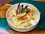 Лазанья seafood у вершковому соусі