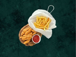 Нагетси з картоплею-фрі