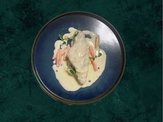 Кролик у вершковому соусі