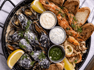 Сет з морепродуктів з аргентинськіми креветками 1,5 кг.