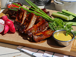 Ребра у медовому BBQ соусі