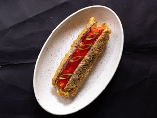 Hot-dog sushi Losos
