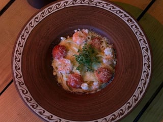 Паста з креветками