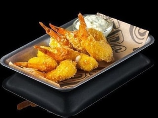 Соковиті креветки , в хрусткій паніровці panko