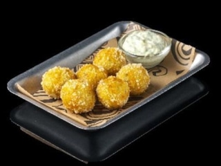 Сирні крокети з креветкою