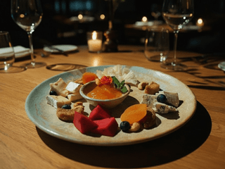 Тарілка вишуканих сирів