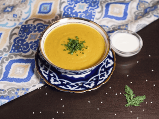 Krémová čočková polévka / Чечевичный крем-суп / Lentil Cream Soup
