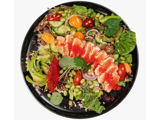 Sałatka Łosoś Tataki