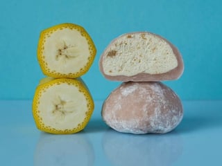 Mochi - banan karmelowy