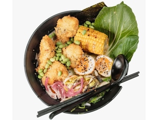Ramen Boczniak w tempurze