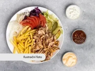 GYROS TALÍŘ S HRANOLKY