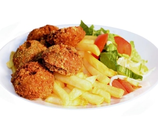 FALAFEL TALÍŘ S HRANOLKY