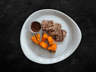 Filet Mignon with Grilled Pumpkin