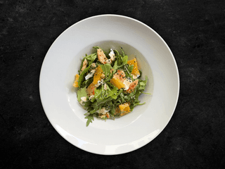 Chicken and Orange Salad with Sweet Chili Sauce