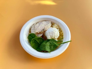 Сирна вівсянка з куркою 