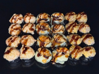 запечені дари моря