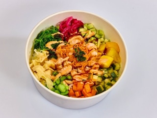 Garnélaákos Bowl