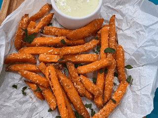 Батат з пармезаном