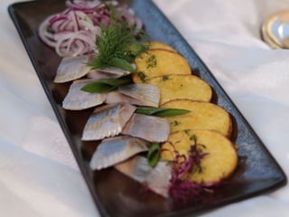 Оселедець з картоплею